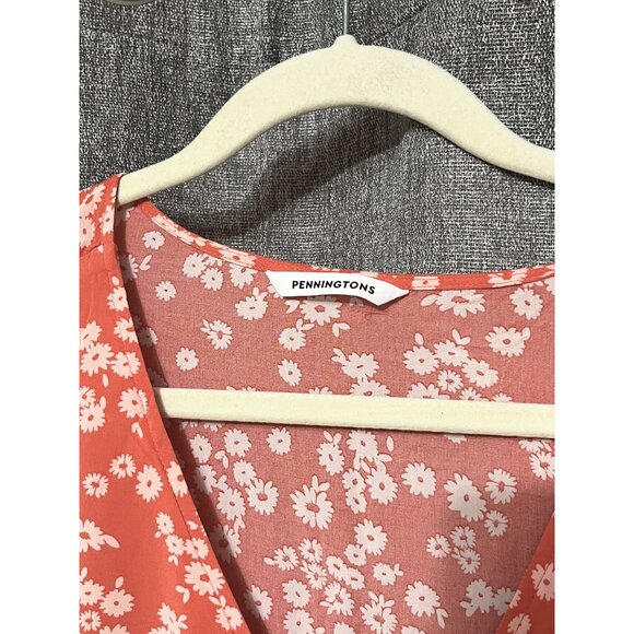 Penningtons | Buttoned Midi Dress with Flutter Sleeves | US24 - Picture 4 of 5